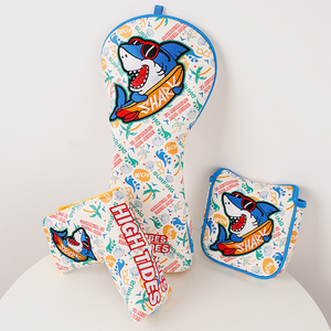 Couvre-chef de golf Flamingo avec logo personnalisé Couvre-chef de golf en cuir PU Driver <span class=keywords><strong>1</strong></span> Wood Club Covers - Product Image 4