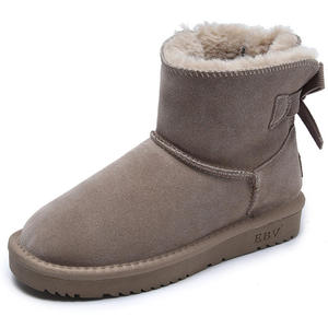Botas de Nieve 2025 con Parte Superior de PVC, de Caña Baja, Duraderas, para Mujer, a la Moda, con Forro de Felpa Largo, Gruesas y Antideslizantes - Product Image 3