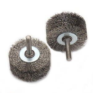 Outil rotatif industriel et bricolage <span class=keywords><strong>brosse</strong></span> métallique grossier serti en acier au carbone à face étroite pour meuleuse OEM pris en charge - Product Image 4