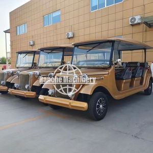 Voiture touristique électrique classique vintage de haute qualité Bus et voiture de voyage scénique antique - Product Image 1