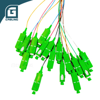 Gcabling FTTH Micro-tube Telecommunications G657A 0.9mm 1x16 Mini Fibra Plc SC APC SM Fiber Optic Plc Splitter