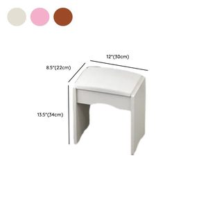 Meuble de chambre d'hôtel : Coiffeuse élégante en bois rose et blanc avec rangement pour maquillage et accessoires, idéale pour chambre à coucher (nouveau modèle) - Product Image 4