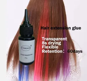 עיצוב חדש מתמשך LED uv קרח שיער ללא כאב דבק הארכת שיער LED HAIR UV GEL הארכת ג'ל