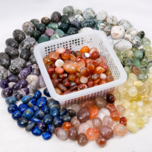 Wholesale Feng Shui Love Stone Natural Polished Crystal Tumbled Rose <strong>Quartz</strong> with UV Printing for Spirit Healing - Product Image 5