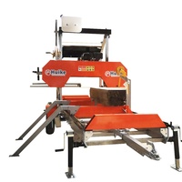 Scie à ruban professionnelle 15 CV pour le travail du bois, scierie diesel portable, scierie mobile à vendre