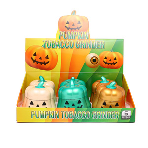 <span class=keywords><strong>Shiru</strong></span> nouveauté Halloween citrouille en forme d'alliage de zinc moderne broyeur d'herbes FT-16293 - Product Image 2