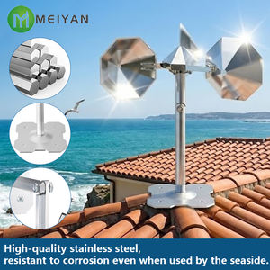 Ahuyentador <span class=keywords><strong>de</strong></span> Aves <span class=keywords><strong>de</strong></span> Acero Inoxidable, Herramienta Giratoria para Proteger Árboles Frutales y Jardines - Product Image 2