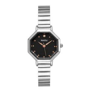 Special Case And Stainless Steel Band Sand Dial Effect With Logo Wrist Watches For Women activity fancy Leisure watch supplier