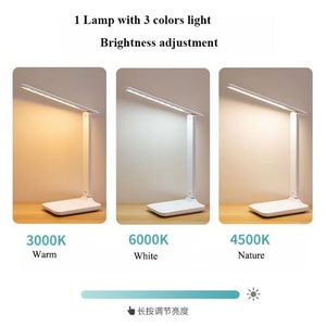 โคมไฟตั้งโต๊ะแบบสัมผัสหรี่แสงได้แบบชาร์จไฟได้ โคมไฟอ่านหนังสือแบบพับได้ LED ระดับมืออาชีพพร้อมพอร์ตชาร์จ USB - Product Image 3