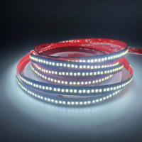 Bande lumineuse LED flexible SMD 2835 SMD2835 120 240 LED/m basse pression DC 12V IP65 étanche 8mm 10mm pour décor de cuisine de chambre à coucher