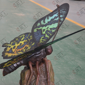 <span class=keywords><strong>Zoo</strong></span> Park Man Made Butterfly Model Animatronic Robotic Animals Models Animal simulé - Product Image 6