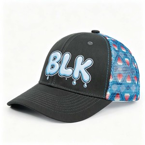 Gorra Trucker Personalizada con Bordado, Gorra de Béisbol con Bloques de Color, Gorra de Camionero para Exteriores, Protección Solar, Hecha de Malla - Product Image 3