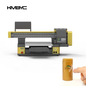 रंगीन क्रिस्टल लेबल स्टीकर प्रिंटर DTF मुद्रण मशीन CMYKW स्याही और वार्निश