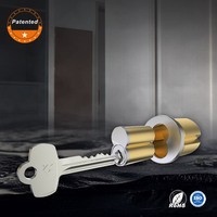 JIXIN Serrure de porte en aluminium de sécurité intérieure sans clé 60mm en laiton Poignée de porte à levier Machine à mortaiser pour portes en aluminium