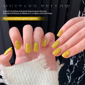 Esmalte de <span class=keywords><strong>Uñas</strong></span> en Gel <span class=keywords><strong>Amarillo</strong></span> Verdoso de 12 ml, Nuevo <span class=keywords><strong>Color</strong></span> de Primavera/Verano, Requiere Lámpara de <span class=keywords><strong>Uñas</strong></span> para Secar - Product Image 5