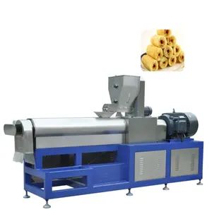 Máquina para hacer bocadillos de palitos de maíz Premium Zhuoheng, línea de producción de hojaldre de maíz para Calidad de bocadillo Premium
