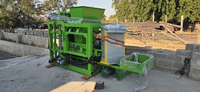 Machine à fabriquer des briques en ciment QTJ4-28, type industriel stationnaire, conçue pour une production efficace de blocs creux et pleins