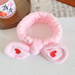 אולטרה רך פנים לשטוף סרט מקלחת ספא סרטי ראש Headwraps לנשים כביסה פנים שיער להקה - Product Image 4