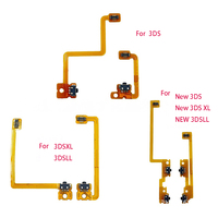 Kabel Fleksibel Tombol Kiri Kanan untuk 3DS 3DS XL LL NEW 3DSXL, Kabel Fleksibel Saklar Trigger Bahu L R untuk Nintendo 3DS