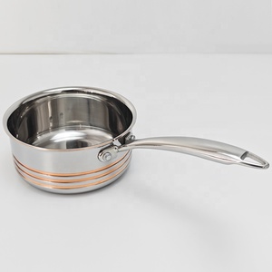 <span class=keywords><strong>Casserole</strong></span> en acier inoxydable à noyau de cuivre à 5 plis pot à lait cuisinière à <span class=keywords><strong>Induction</strong></span> taille 16cm18cm20cm22cm <span class=keywords><strong>pour</strong></span> l'ébullition de la cuisine domestique - Product Image 3