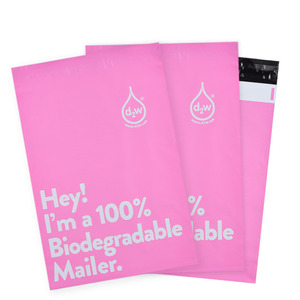 Bolsa de Color rosa de alta calidad, embalaje ecológico, 100% Biodegradable, personalizable, con logotipo - Product Image 4