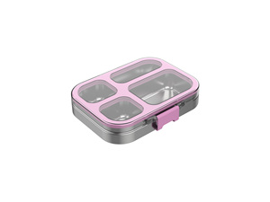 2025 Boîte à lunch Bento isolée 304 Boîte <span class=keywords><strong>Tiffin</strong></span> en acier inoxydable pour adultes Conteneur de nourriture chauffant sans BPA Boîte à lunch en métal pour adultes - Product Image 3