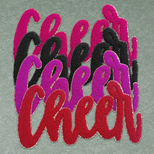 Écusson de broderie Cheer personnalisé repassant sur les accessoires vestimentaires avec des patchs tissés à <span class=keywords><strong>coller</strong></span> à prix d'usine - Product Image 6