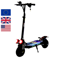 Skuter Listrik X6 PRO EU US Warehouse Off-Road Bertenaga untuk Dewasa 48v 52v dengan Motor Ganda