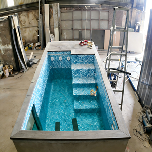 Piscine modulaire extensible en conteneur, bassin à poissons, design moderne personnalisable, pour extérieur et intérieur, facile à installer, pour bureau, bâtiment, chambre - Product Image 4