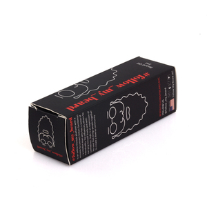 Boîte coulissante en carton kraft personnalisée pour huile à <span class=keywords><strong>barbe</strong></span> pour hommes, emballage en gros avec fermeture à rabat - Product Image 4