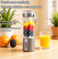 Appareil électroménager intelligent, pratique, portable, rechargeable par USB, écran LCD, mini mixeur à fruits électrique portatif