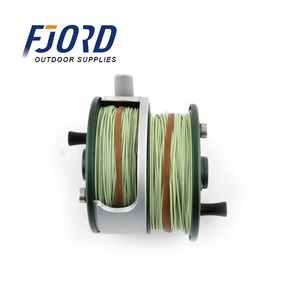 Carrete de pesca de alta calidad FJORD OEM, pesca con mosca, carrete de rueda clásico de Metal completo, pesca de agua salada, cenador grande - Product Image 6