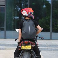 B28 unisexe moto casque sac grande capacité étanche Polyester fermeture à glissière mode Style antivol pour hommes femmes