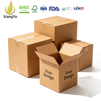 Boîtes en carton ondulé kraft personnalisées, boîtes d'expédition en carton pour les biens de consommation, les nécessités quotidiennes et l'emballage général des produits