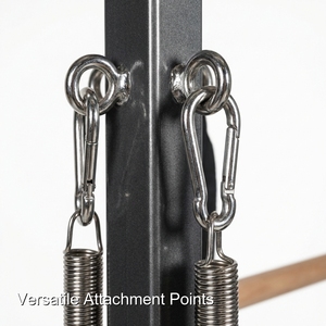 Reformer Pilates in lega di alluminio di alta qualità, modello X Pro di Shandong Pilates, progettato <span class=keywords><strong>per</strong></span> atleti d'élite e centri di fisioterapia. - Product Image 3