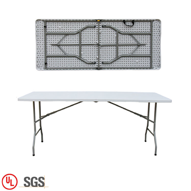 5FT Fold in Half Folding Table High Quality College Student Folding Table Desk and Chair for Student