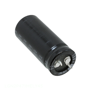 Condensador Original de Aluminio con Orificio Pasante 470uF 20% 220V SNAP TH 470 uF LGN2P471MELY45 - Product Image 1
