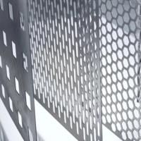 Grilles décoratives personnalisées en acier inoxydable 304 perforées pour haut-parleurs