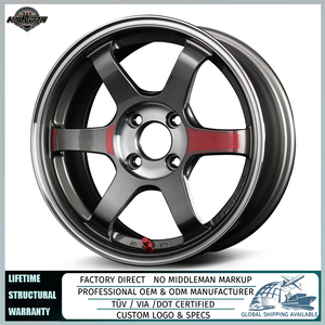 ล้ออัลลอยปลอมแปลง <span class=keywords><strong>TE37</strong></span>โซนิค SL 18-19นิ้ว5X114.3 5X120สำหรับ Civic Type R WRX STI GR86 Supra ที่กำหนดเอง - Product Image 1