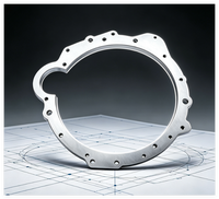 Service OEM ODM : Plaques d'adaptation de carter moteur en aluminium sur mesure