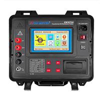 ETCR EM3670A 10A Probador de Resistencia de CC con Transformador USB Inalámbrico de Pantalla Táctil, Modo Automático de Doble Alimentación y Alta Corriente