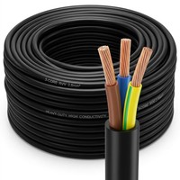 60227 300V 0,75mm 1mm 1,5mm 2,5mm 2 3 4 5 Adrig Kupfer Litzendraht PVC ROHS 100m Flexibles RVV-Kabel Elektrisches Stromkabel