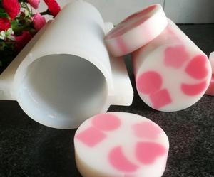 Silicona 1KG 1000ml Cilindro largo redondo Modelo de tubo de jabón hecho a mano para hacer tinte de jabón - Product Image 6