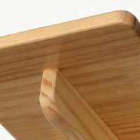 Éléments incurvés muraux en bois à motif solide Accessoires de jouets pour animaux de compagnie d'intérieur de haute qualité Boîte à la mode pour maison de chat de Style moderne
