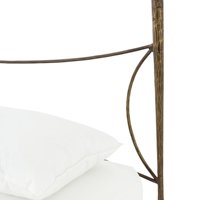 Cadre de lit en métal de luxe moderne, lit plateforme en fer de designer Westwood pour ensembles de chambre principale, pièce de mobilier de luxe pour hôtels et villas