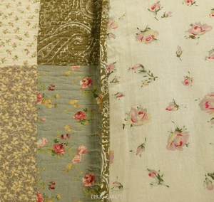 Bốn mảnh phong cách Hàn Quốc chắp vá hoa cotton polyester trải giường chần 4pcs bộ đồ giường thiết lập với gối tấm phẳng - Product Image 3