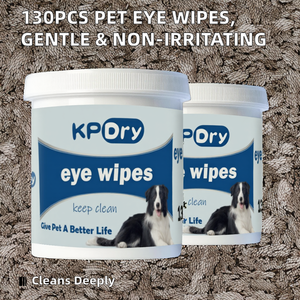 ผ้าเช็ดทำความสะอาดตาและขนสัตว์เลี้ยง KPDRY แบบไม่มีกลิ่น 130 ชิ้น สำหรับสุนัข - อ่อนโยน ไม่ระคายเคือง - Product Image 2
