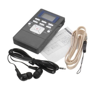Radio <span class=keywords><strong>FM</strong></span> Portátil Digital DSP de Alta Sensibilidad con Canales Preestablecidos para Reuniones e Iglesias, Receptor de Radio <span class=keywords><strong>FM</strong></span> Estéreo Portátil - Product Image 5