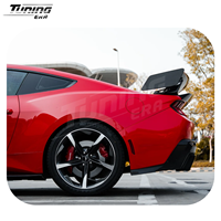 Aileron arrière et becquet de style Dark Horse en fibre de carbone pour Mustang S650 GT ECO Dark Horse 2024+ Kit de conversion amélioré