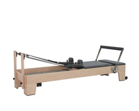 Queenlife haut de gamme SRP01-3M corps forme lit d'entraînement équipement d'étirement érable bois réformateur Pilates Machine à vendre